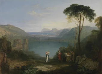 Der See Avernus: Aeneas und die Kumana Sibylle