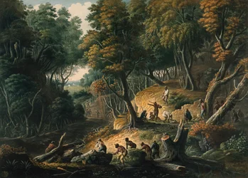 Die Maroons im Hinterhalt auf dem Dromilly-Anwesen in der Gemeinde Trelawney