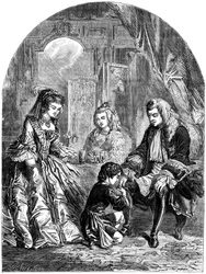 Horace Walpoles erstes Treffen mit König Georg I.