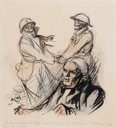 Lloyd George spielt immer noch die ernsten Orte und Erinnerungen des Ersten Weltkriegs im Jahr 1922, 1922