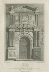 Ingestre Hall - Tür: Gravur, undatiert [ca. 1821]