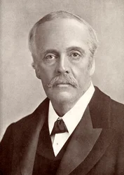 Arthur James Balfour, 1. Earl of Balfour, britischer Staatsmann und Premierminister, 1912