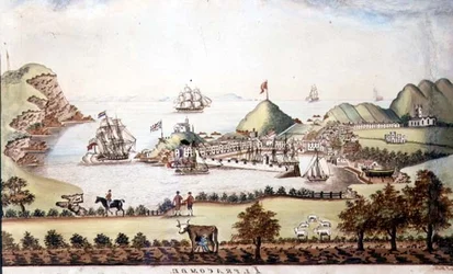 Blick auf Ilfracombe, Devon, 1842