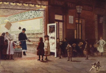 Markt am Samstagabend