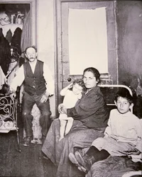 Einwandererfamilie, Lower East Side, New York City, ca. 1910