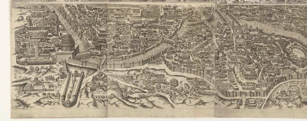 Stadtplan von Rom zur Zeit des Kaisers Augustus