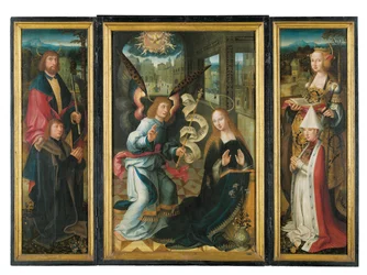 Triptychon: Die Verkündigung