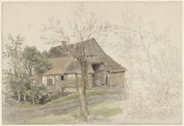 Bauernhaus mit Bäumen in Delden