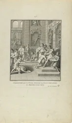 Zeremonien, die die Inkas beim Rittermachen der Prinzen ihres Blutes beobachten (aus dem Buch, Histoire des Yncas...etc.)