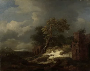 Landschaft mit Ruinen