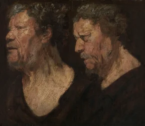 Studien des Kopfes von Abraham Grapheus, ca. 1620-21