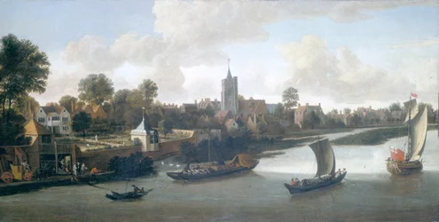 Chiswick vom Fluss, ca. 1675