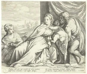 Madonna und Kind mit Johannes dem Täufer und St. Katharina