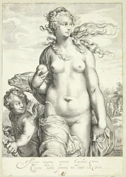 Venus erhält den Preis für Schönheit