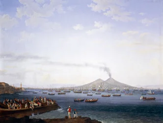 Die Rückkehr der Flotte aus Algerien in die Bucht von Neapel