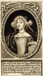 Porträt von Sophie Louise von Württemberg-Stuttgart 1642-1702, Markgräfin von..., 1672