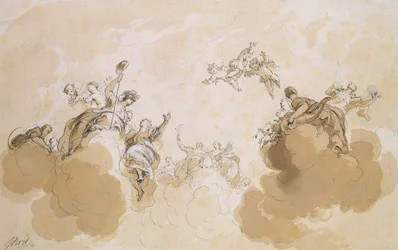 Entwurf für eine Decke im Valkenburg-Haus, Haarlem