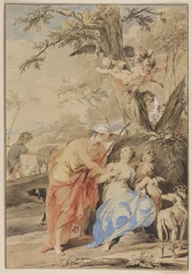 Jupiter und Mnemosyne, 1733