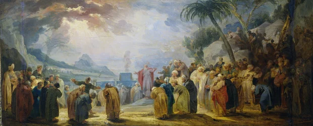 Moses wählt die siebzig Ältesten aus
