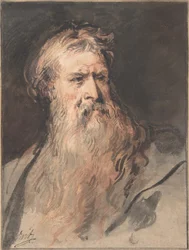 Studie für die Figur des Moses