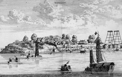 Tonglou, aus einem Bericht über eine niederländische Gesandtschaft nach China