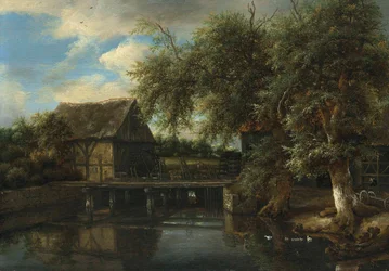 Eine Wassermühle