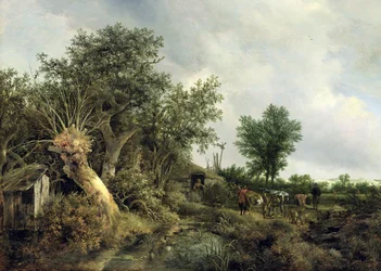 Landschaft mit Hütte, 1646