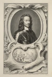 Porträt von John Hampden, Illustration aus 