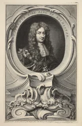 Porträt von Laurence Hyde, Earl of Rochester, Illustration aus 