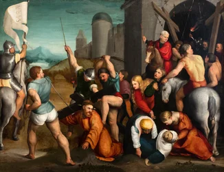 Der Aufstieg nach Golgatha, um 1535-1534