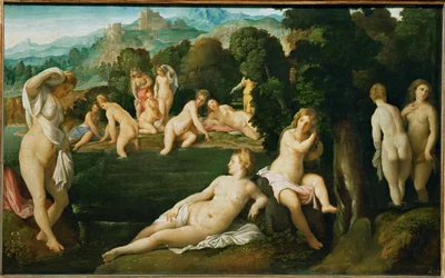 Diana entdeckt die Schwangerschaft der Nymphe Kallisto
