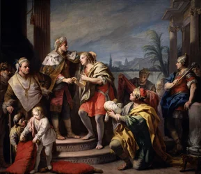 Joseph vor dem Pharao, ca. 1749