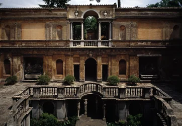 Ansicht der Villa Giulia