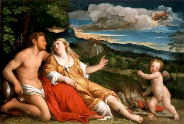 Mars, Venus und Amor, 1520er Jahre