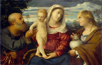 Die Heilige Familie mit St. Maria Magdalena, ca. 1513-1514