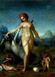 Leda und der Schwan, um 1512-13