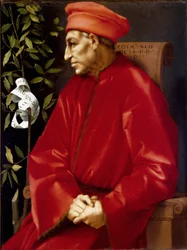 Porträt von Cosimo de Medici, genannt Cosimo der Alte (1389-1464)