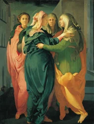 Die Heimsuchung, um 1530 (Fresko)