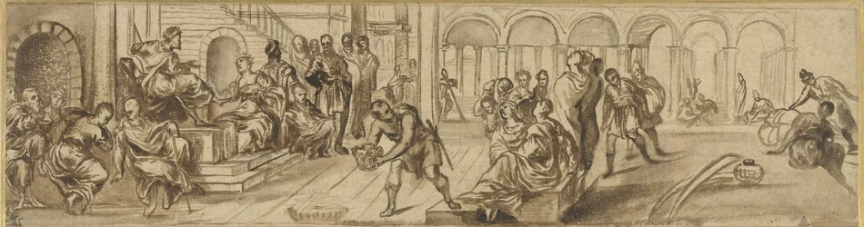 Salomo und die Königin von Saba, ca. 1600