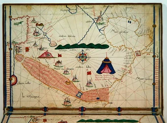 Karte des Roten Meeres, aus den Carte Geografiche
