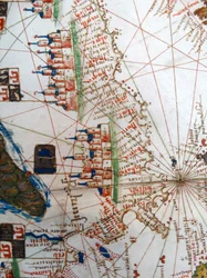 Renaissance-Karte von Europa, nach Jacopo Russo, 1528