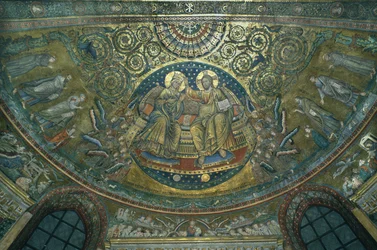 Krönung der Jungfrau, Apsis der Basilika S. Maria Maggiore, Rom, 1287-92