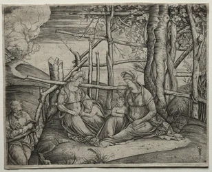 Die Heilige Familie mit St. Elisabeth