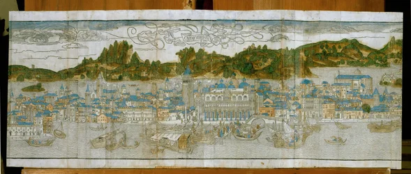 Venedig mit dem Markusplatz, dem Dogenpalast und dem alten Campanile