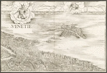 Ansicht von Venedig (oberer mittlerer Block)