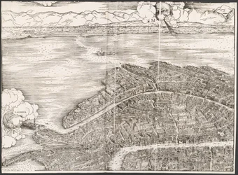 Ansicht von Venedig [oben links]