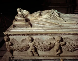 Liegende Ilaria del Carretto, Frau von Paolo Guinigi