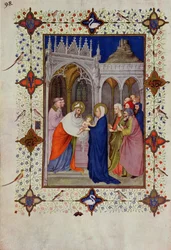 Stundenbuch von Notre Dame: None, Die Darstellung im Tempel, aus den 