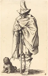 Bettler mit Hund