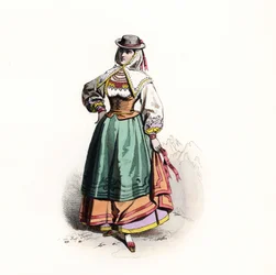 Frau aus Salamanca, Spanien